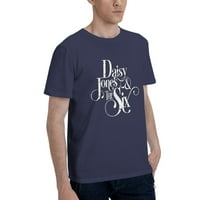 Daisy Jones & The Si - Vintage Band Logo Muška osnovna majica kratkih rukava Navy Blue X-Veliki