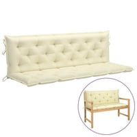 Jastuk za ljuljačku stolicu krema bijela 70.9 tkanina
