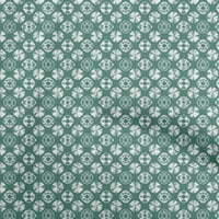 Onuone pamučna kambrična teal zelena tkanina azijska tye & boja tkanina za šivanje tiskane plafne tkanine