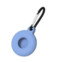 Zaštitna futrola za Airtag, silikonski sigurno držač sa prstenom za lanac ključa za Apple Airtag, silikonska