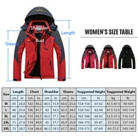 Ženska planinska vodootporna jakna skijaška jakna Vjetrosna jakna zimska topla jakna za kampiranje planinarskog