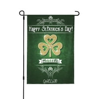 Sretan dan zastava Svetog Patrika Happy Sv. Patrickov dnevni vrt na otvorenom zastava na otvorenom