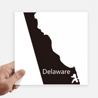 Amerika SAD Karta Outline naljepnice Oznake zidne slike Laptop naljepnica Samoljepljiva