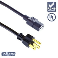 Napajanje AC kabela 6,6ft za optoma ZU506T-W