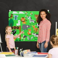 Učenje učionice filca učionice DIY Felt Board za podučavanje obrazovne igračke Dječje igre za djevojke