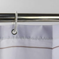 Geometrijska tuš zavjesa, pločica u istočnom stilu ukrasna tragača čipka kometrijski dizajn, tkanina