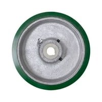 6 1,5 zeleni poliuretansko gazište na kotačima pogonskog pogona od livenog gvožđa - 3 4 obična provrta