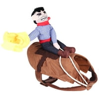 Eeatek Pet Costum kostim kostim kućnog ljubimca Cowboy Rider stil - veličina L