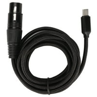 C do XLR ženski kabl, visoka brzina uzorkovanja USB C mikrofona kabl niska buka izdržljiva 20Hz do 20kHz