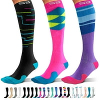 SO 3-par kompresijske čarape za muškarce i žene - najbolje čarape za cjelodnevno nošenje