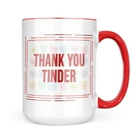 Božićni kolačić Tin hvala tinder za Valentinovo zaljubljene šalice šalice za ljubitelje kafe čaja