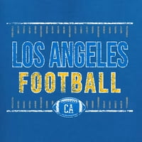 Wild Bobby Los Angeles Lar Rodni grad City Football Foot Pride Sportska majica dugih rukava, Royal,