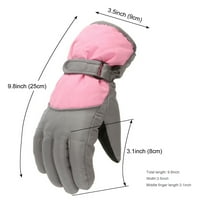 Pgeraug rukavice Kids Winter rukavice snijeg vjetrootporni rukavi na otvorenom sportsko skijanje 6-
