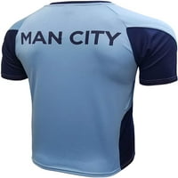 Icon Sports Muškarci Manchester City Licensed dres na nogometu - po mjeri Ime i broj - - mali