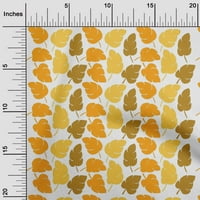 Onuone Georgette viskoze senf žuta tkanina odlazi blok prekrivajući zalihe ispisa šivaće tkanine sa