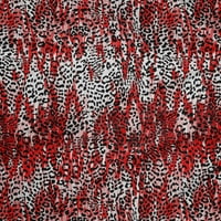 Onuone poliesterski spande crvena tkanina životinjska kožna opskrba za preteljenju kože Ispiši šivanje
