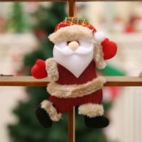 Božićni kućni ukras Santa Snowman Elk Doll Božićne igračke za kućne božićne ukrase Novogodišnji kućni