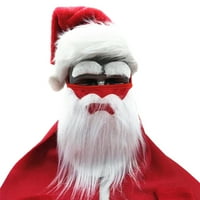 Sprifallbaby Santa Claus kostim set Božićni šešir, smiješna brada lica, obrve, rukavice, kostimi šal