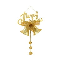 MubIneo Božićna zvona ukrasi luk sa crvotovima ukrasima Božićno drvce Viseće ukrase Party Supplies