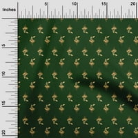 Onuone pamuk poplin twill tamnozelene tkanine cvjetni opskrbljivanje priključaka ispisuju šivanje tkanine