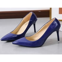 Romomi Žene Lagane haljine cipele Udobne cipele s visokom potpecama Žene maturalne sklizne na plavom