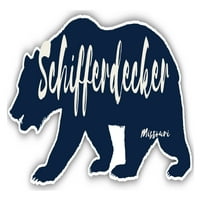 Schifferdecker Missouri suvenir 3x frižider magnetni medvjed dizajn
