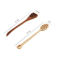 Fogcroll Pomirivanje kašike dizajna dugačka ručka višestruka drvena miješalica za mirnu pribor za mirnu