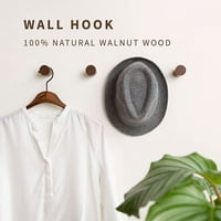 Prirodne drvene zidne kuke - Zidna modernu kuku - ručno izrađeni ukrasni drveni kaput PEGS