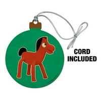 Poyey gumby's konj pony pal prijatelju drvsko božićno stablo odmor ukras