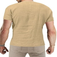 NOLLA MENS T majice V izrez Ljetni vrhovi kratki rukav majica Muškarci Torboent Fit Pulover Pulover