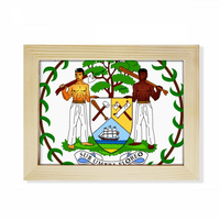 Belize National Emblem Country Desktop Frame Frame slike Umjetničko slikarstvo