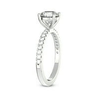 Carat Igi certificirani laboratorij princeze Oblik uzgajivalo je dijamantni zaručnički prsten