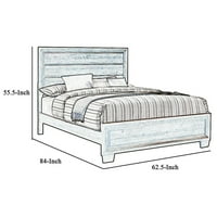 Annetta Queen Strow Wood Standardni krevet, Za odrasle skupštine: Da, ukupna težina proizvoda: 76. lb