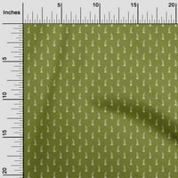 Onuone pamučne fle kruške zelene tkanine haljine materijal tkanina za ispis tkanine sa dvorištem široko