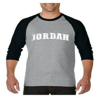 Majice za bejzbol majice Muške Raglan - Jordan Amman