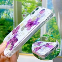 Dizajniran za iPhone mini preseka cvijet, slatka bling sjaj blistava sa dizajnerskim silikonskim TPU