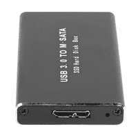 MSATA do USB 3. SSD kućište Vanjski disk tvrdog diska BO Skladišni adapter za slučaj za 30x 30x msata