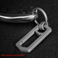 Titanium Legura sa ključem za brzo otpuštanje ključnog lanca držač za planinarski alat
