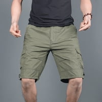 Muški povremeni teretni šorc - pamučni teret opušteni fit kratke hlače Stretch Twill Chino kratke hlače