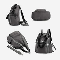 Nylon za skladišni ruksak casual pasiva za dnevnike konvertibilni multifunkcionalni torba za ramena