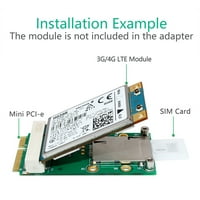 Mini PCI-e adapter W SIM kartica za 3G 4G WWAN GPS kartica