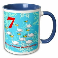 3Drozeni dani Božića Sedam labudova a-plivaju ... - Dvije tone plave krigle, 11 unce