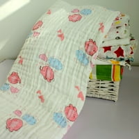 Lizxun baby pamuk swaddling pokrivač crtani zvjezdani zvjezdica mekani ručnik