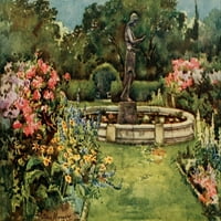 Londonski parkovi i vrtovi Sveti John's Lodge, Regents Park Poster Print by Lady V. Manners