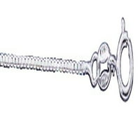 Sterling Silver 24 BO lančani 3D Tom Gobbler mužjak Turska Privjesak ogrlica