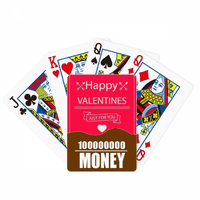 Sretan dan zaljubljenih samo za vas poker igračka karta smiješna ručna igra