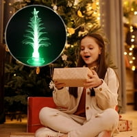 Pokrećene boje Promjena optičkih božićnih drvca Xmas LED svjetlo sa zvijezdom na vrhu