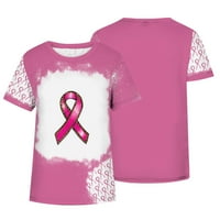 Fanxing Fall Majica za jesen za ružičastu vrpcu Majica Pulover Inspirational Tes Majica Bluza S, M,