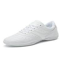 Tenmi Žene Plesne prozračne navijačke cipele Udobne bijele sport Neklizne navijačke cipele Bijelo 7,5