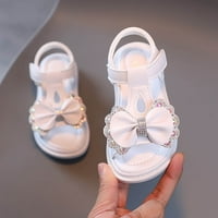 KPOPLK Girls Sandale Glitter Bow haljina cipele Princess Wedding djeveruše Cvjetni proizvodi Cipele
